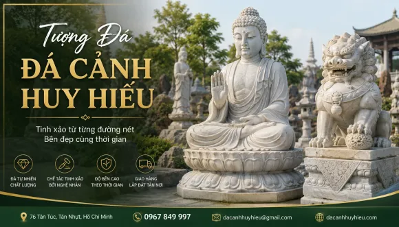 Tượng Đá Đẹp, Chế Tác Tinh Xảo Tại Đá Cảnh Huy Hiếu – Nâng Tầm Không Gian Sống