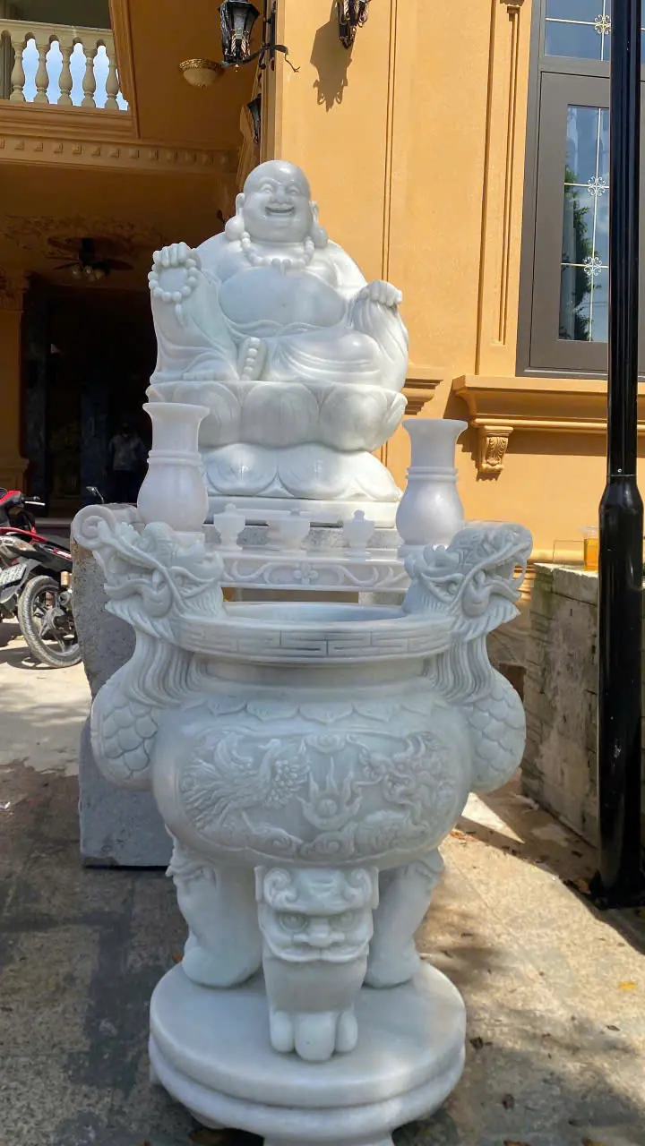 Lư Hương Đá Trắng